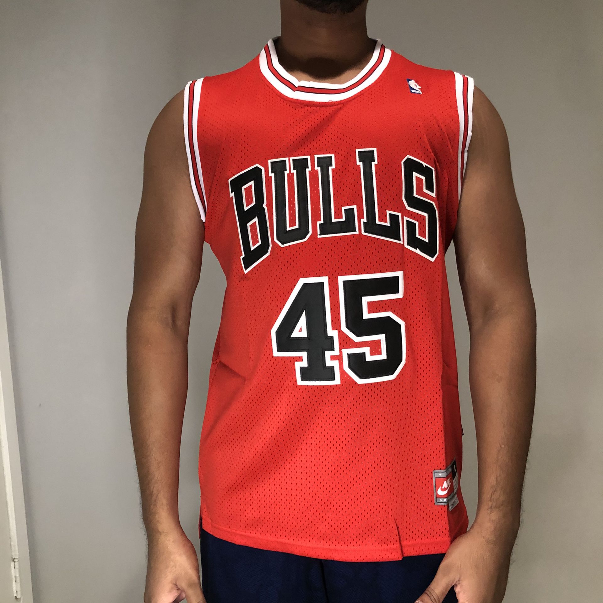 Michael Jordan Bulls Red 45 Jersey