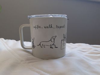 Kate Spade dog party coffee mug