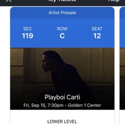 Playboi Carti Tour tickets 