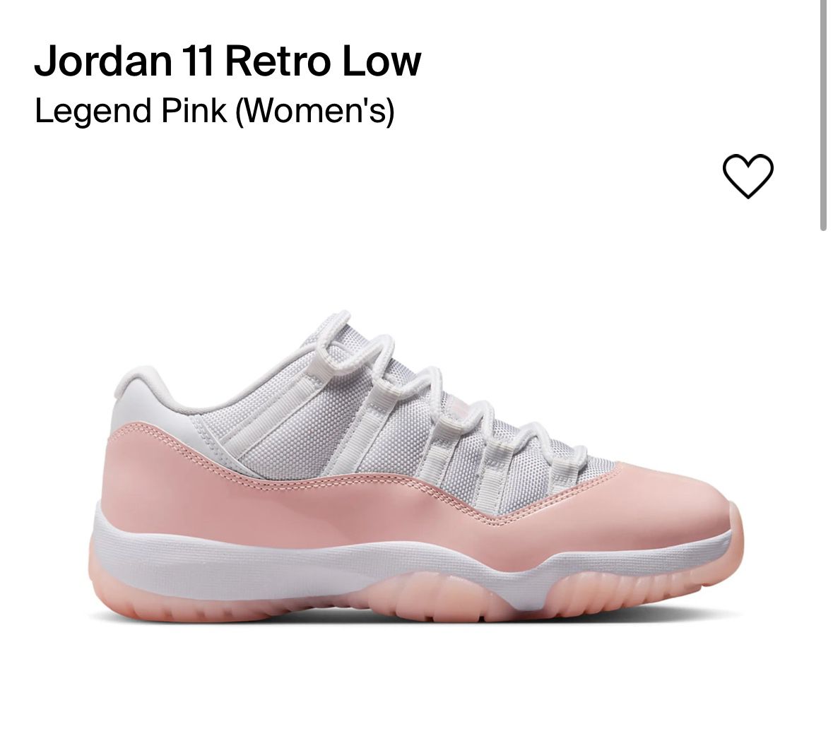 Jordan 11 Pink Retro 