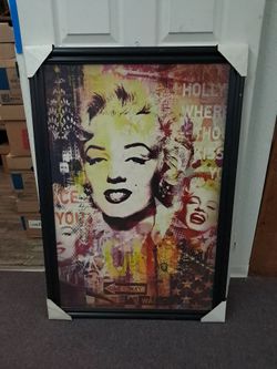 Marilyn Monroe Framed Pop Art