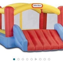 Little Tikes Jump N Slide Inflatable Bouncer With Heavy Duty Blower