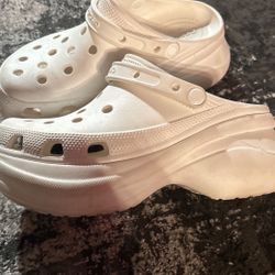 Platform Crocs Size 8