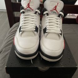 Size 10.5 - Jordan 4 Retro Mid Red Cement🔥🔥