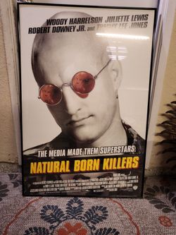Framed Movie Poster - Natural Born Killers