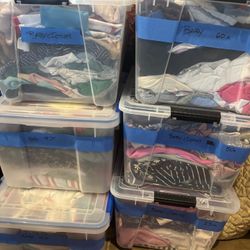 230 Kids Mostly girls And Baby Clothes Lot Different Sizes