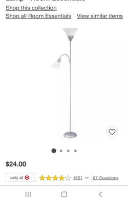 Two floor lamps