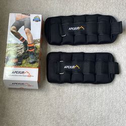 Adjustable Ankle Weights For Women and Men, Ankle & Wrist Weights 10lbs.