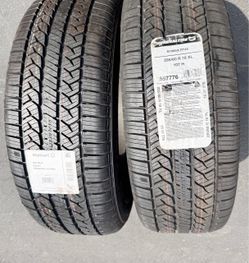 Pair (2) 235 60 18 General Altimax RT45 all season tires