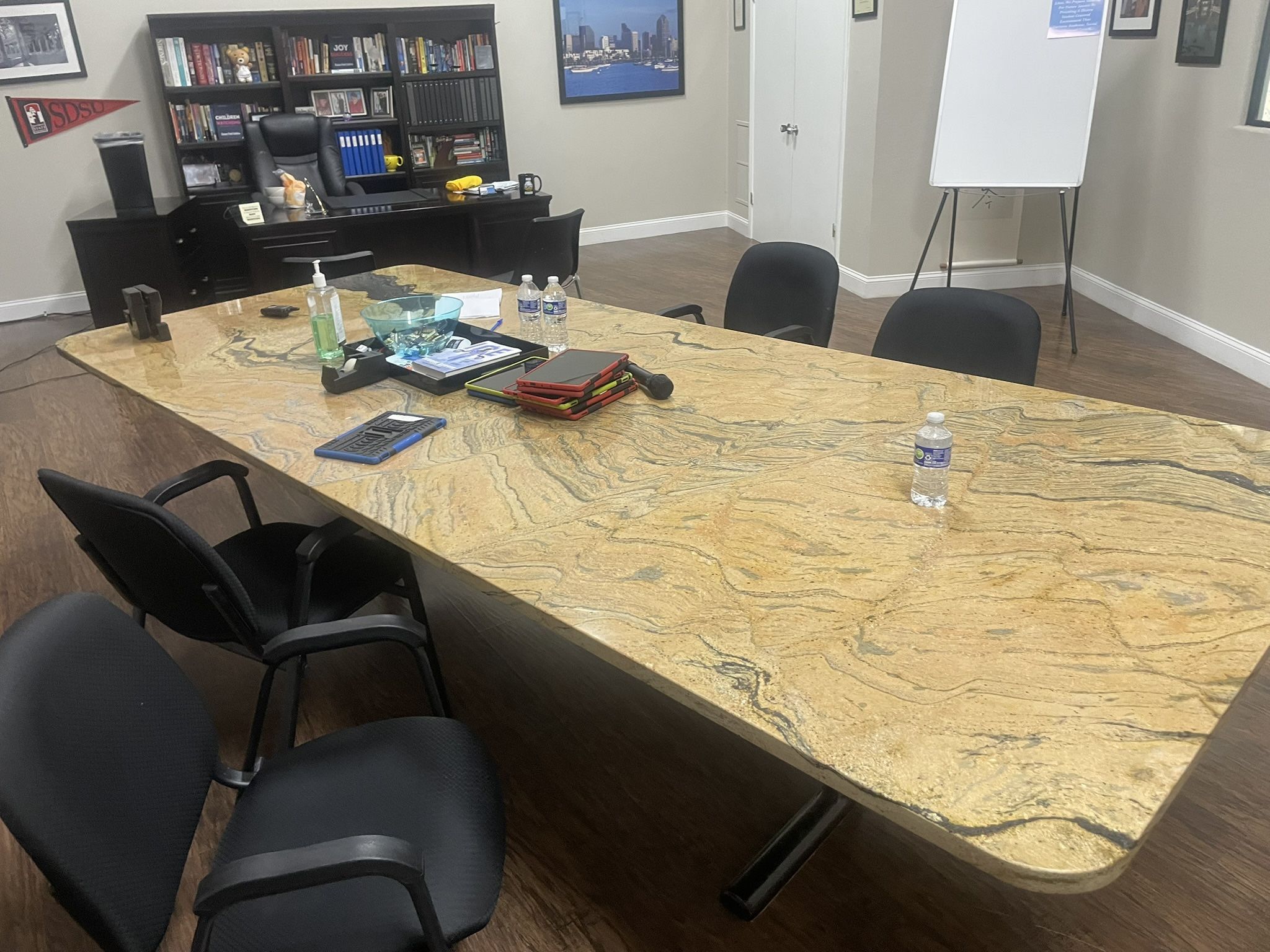 Large Conference Room Table (all Chairs Included)