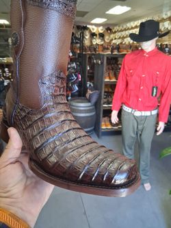 Botas de piel de mexico punta Duay