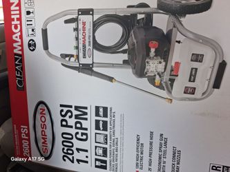 Simpson Pressure Washer