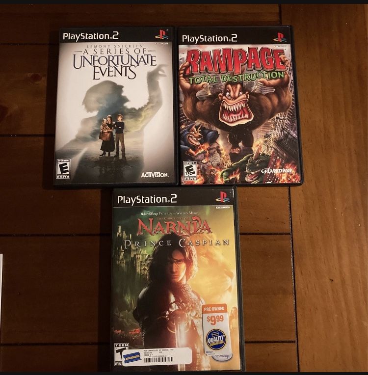 3 PLAYSTATION 2 GAMES USED/EXCELLENT CONDITION