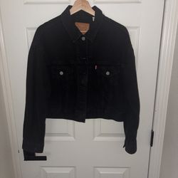 LEVI'S Cropped Denim Jacket