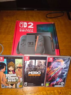 New Nintendo Switch 2 Home/Handheld Portable Console System Gaming Entertainment Set