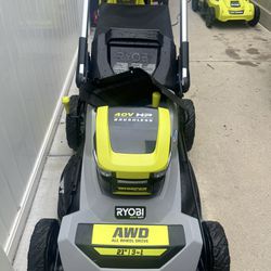 Ryobi Like New AWD 21” Lawnmowers Kit