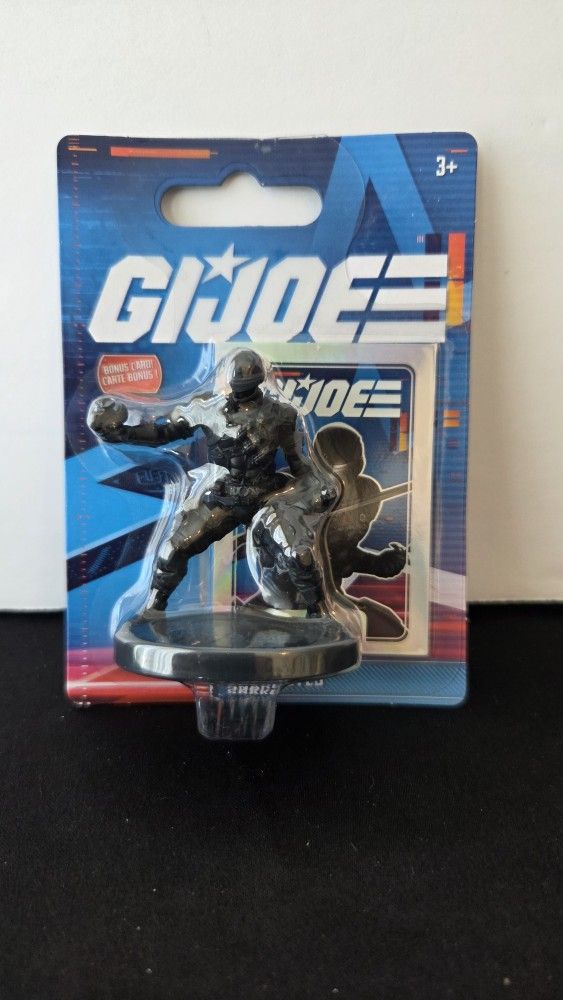 GI Joe Snake Eyes Figure 2.5" With Bonus Card Hasbro Cake Topper Toy