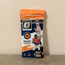 2021 Panini Donruss Optic NFL Football Cello Value Pack