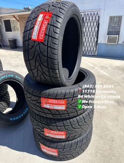 305/40R22 FULLRUN Set of Tires Installed and Balanced Set de Llantas Nuevas Instaladas y Balanceadas