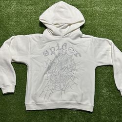 Spider Hoodie White