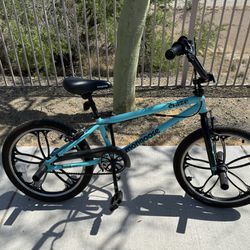 20’ Mongoose Sky Blue Craze BMX Bicycle w/Pegs
