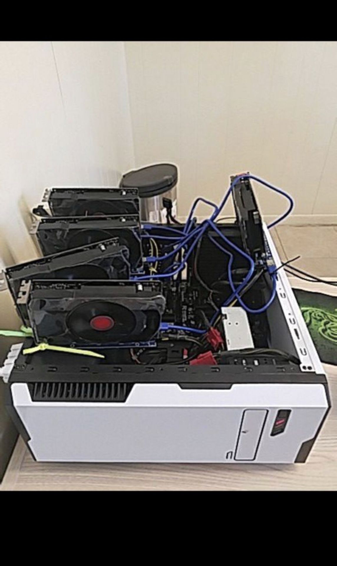 5 gpu Cryptocurrency mining rig
