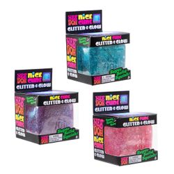 NEEDOH NICE CUBE GLITTER & GLOW SET OF 3