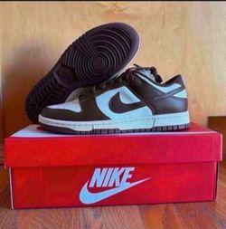 Nike Dunk Low Retro Cacao Wow Mocha Brown White DD1503-124 Women’s Size 8.5 Brand New