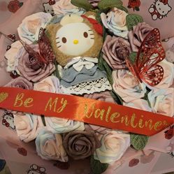 Hello Kitty Bouquet Of Foam Roses Forever Roses 