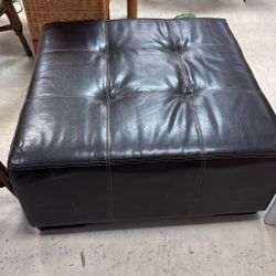 Brown Ottoman - 37” x 37” 