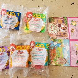 McDonald's 1995 barbie set with box