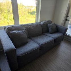 Modern Charcoal Sofa. (Fits Any Room)