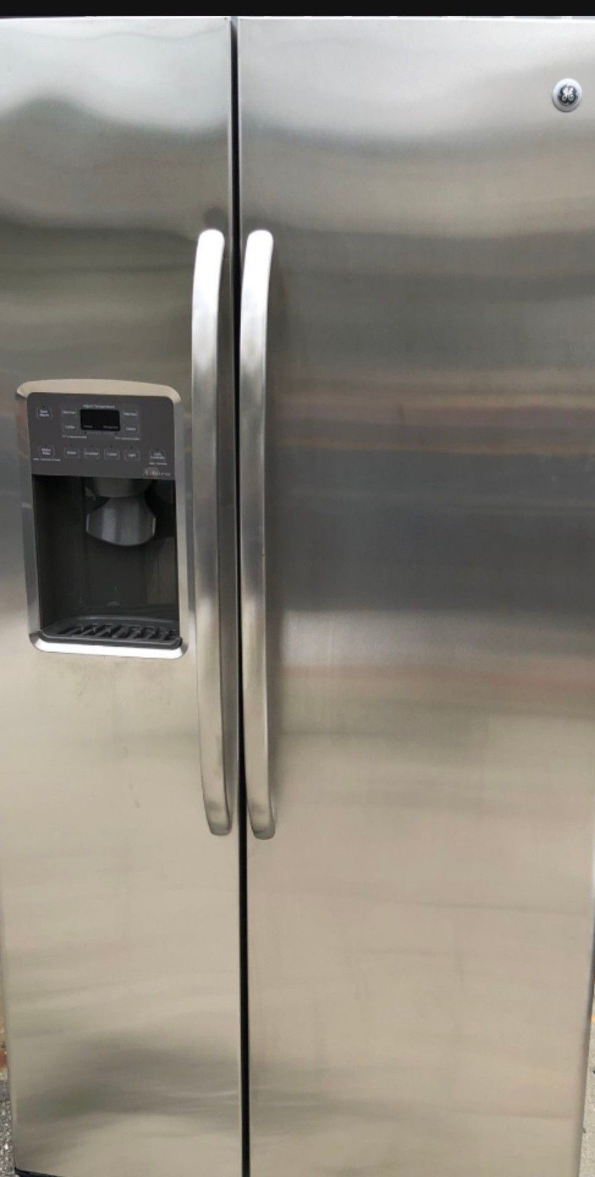 GE Stainless Steel Refrigerator (as is)