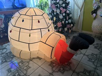 Igloo Santa Inflatable
