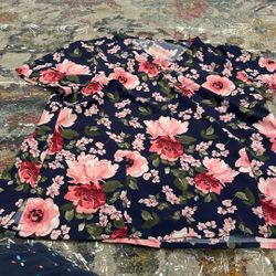 Scrub Top Xlg