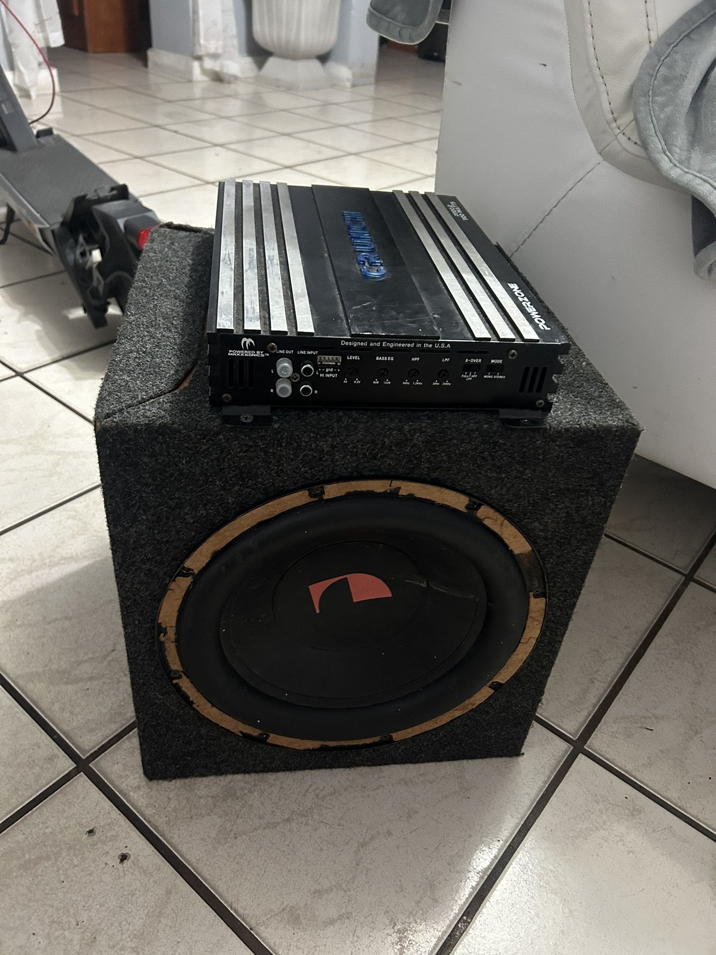 12 Inch Sub With Amp
