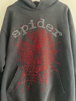 Sp5der Worldwide OG Rhinestone Hoodie (2022) – XL