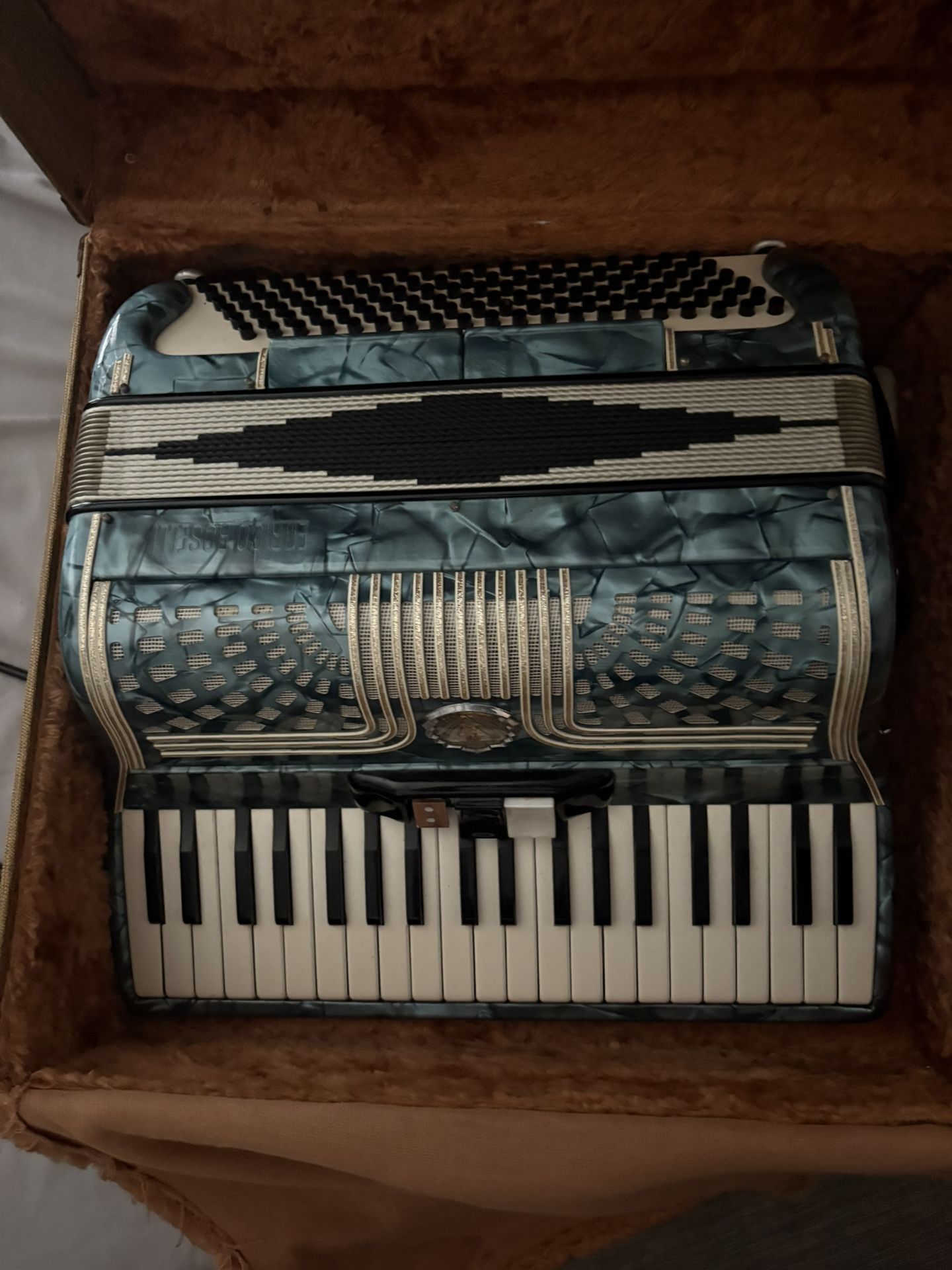 Blue Teclas Accordion
