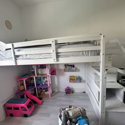 Bunk Twin Bed With Slide