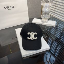 Black Celine Baseball Cap Hat Unisex Hat