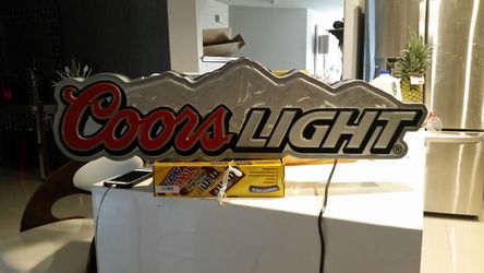Coors light led sign