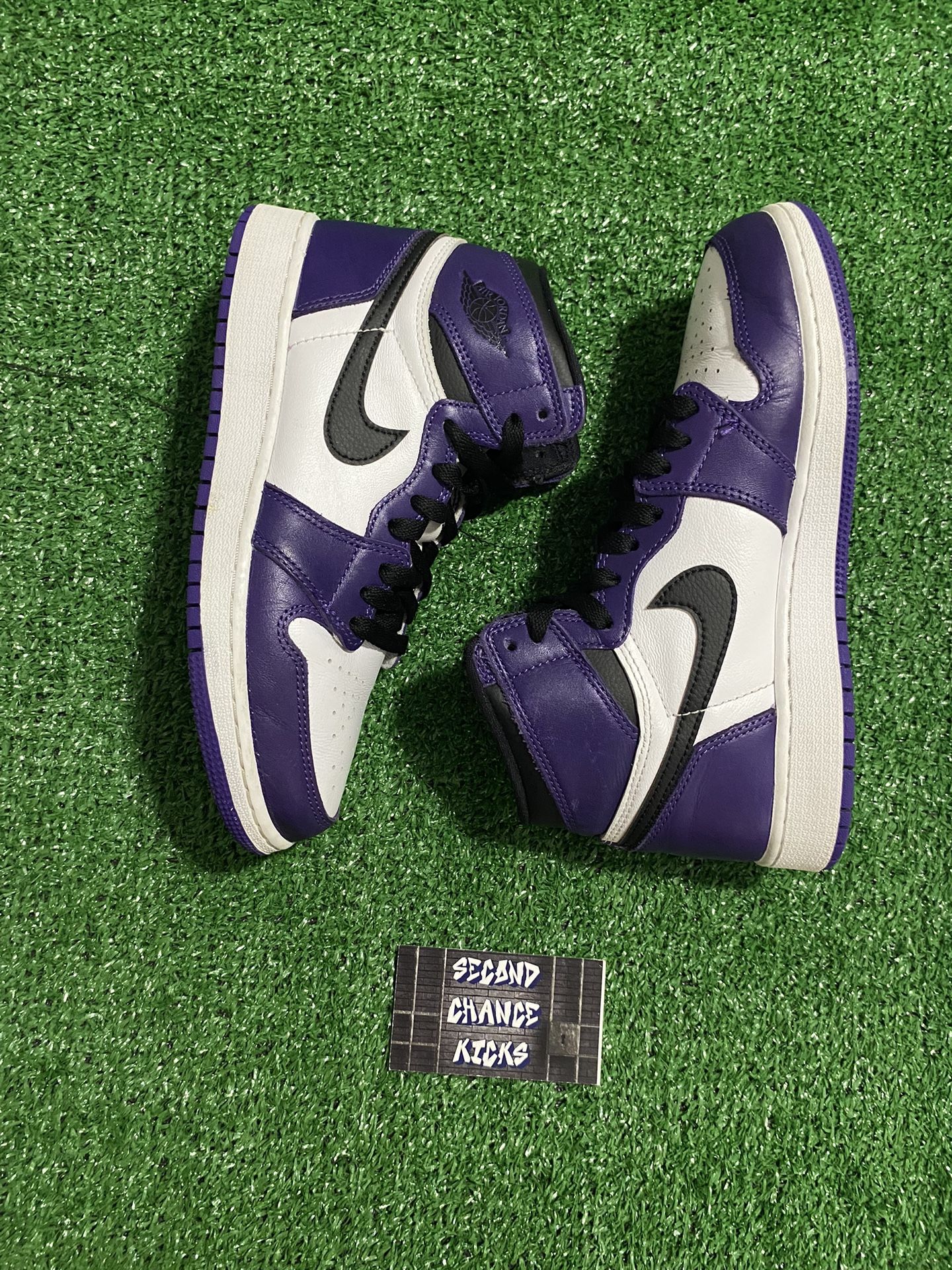 Jordan 1 Court Purple 2.0 Size 6 
