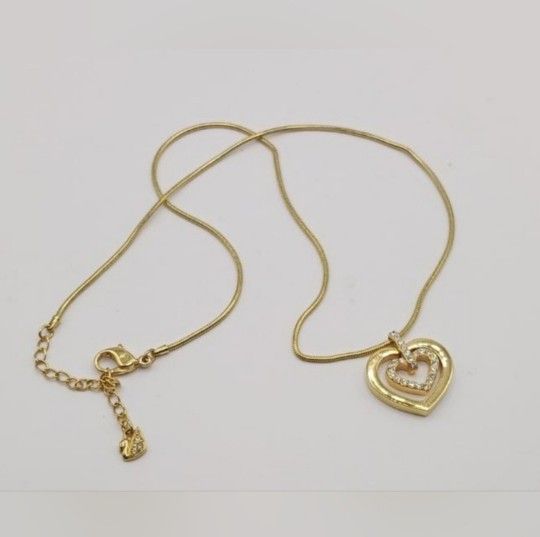 Swarovski Double Heart Necklace