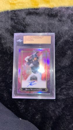 2025 leaf metal baseball Ryan WaldSchmidt auto