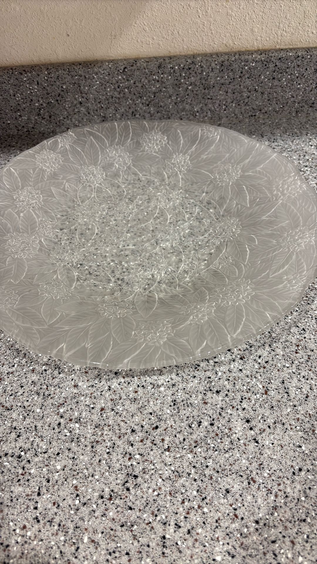 Christmas Serving Dish/Platter; Dimensions In Pics; Poinsettia Design