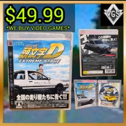 Initial D Extreme Stage PS3 Japan Import Case Manual Disc Sega 2008