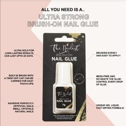 The nail is brush on Nail glue