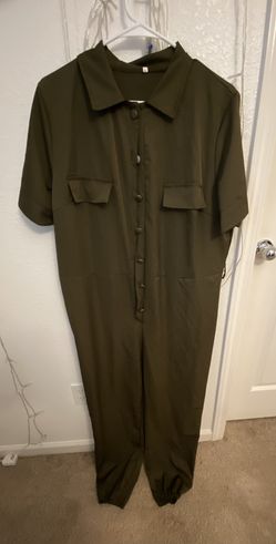 Darker Green Jumpsuit 