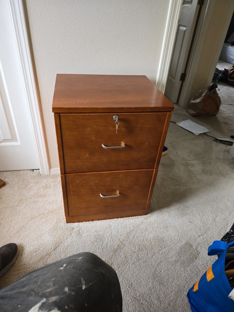 Office File Cabinet -Wood