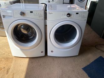 Whirlpool washer and electric dryer